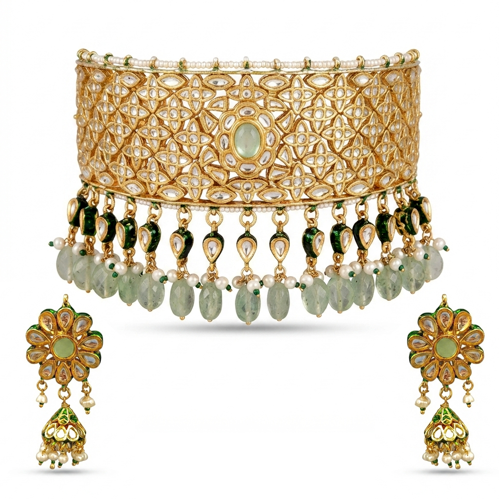 Verdant Jharokha Choker Set