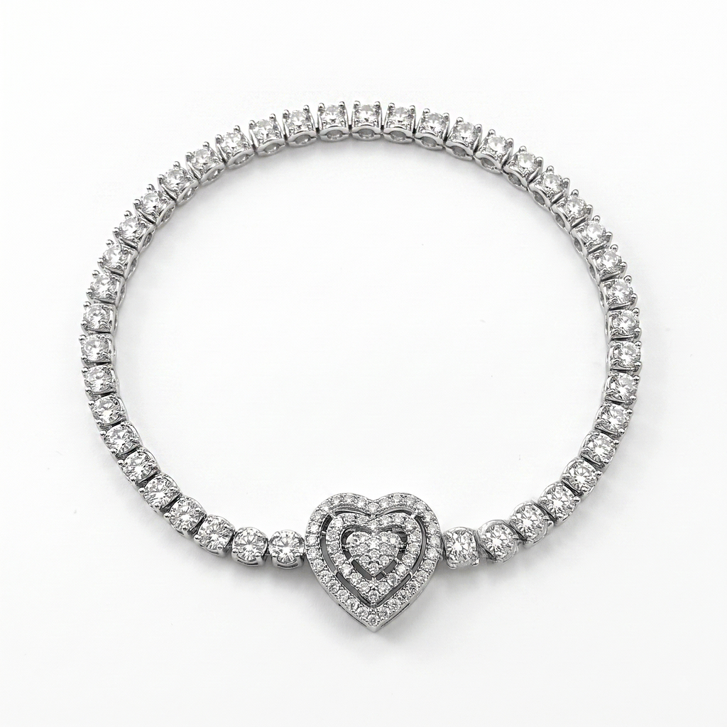 Heart of Eternity Tennis Bracelet