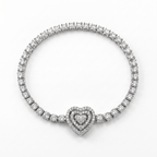 Heart of Eternity Tennis Bracelet