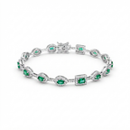 Emerald Élan Link Bracelet