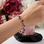 Ruby Heart Élan Bracelet