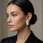 Bloom Pearl Drop Stud